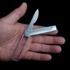 ILEAF Stainless Steel Pocket Folding Utility Knife with 10 Replaceable