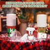 Gerrii 100 Set Christmas Paper Cups Disposable 12 oz with