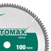 TOMAX 10-Inch 100 Tooth TCG Thin Aluminum and Non-Ferrous Metal