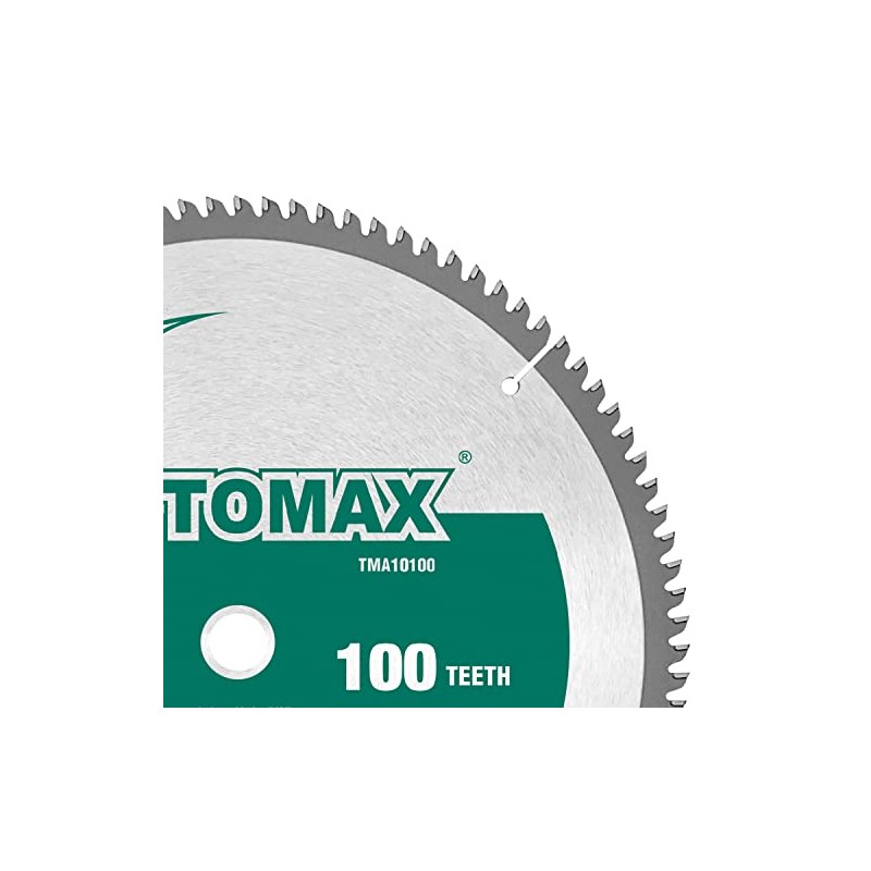 TOMAX 10-Inch 100 Tooth TCG Thin Aluminum and Non-Ferrous Metal