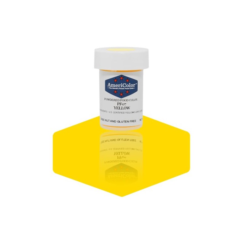 Americolor Powdered Food Color, 3gm, Yellow