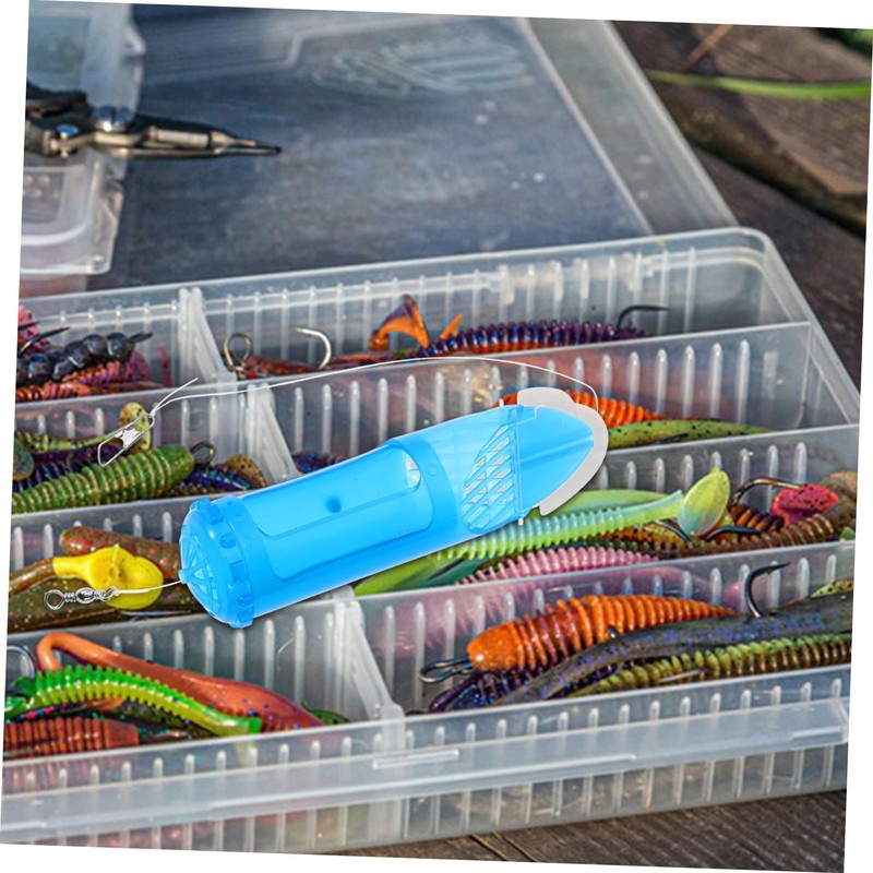 SUPVOX 6pcs Rotating Fishing Bait Cage Plastic Trap for Crawfish