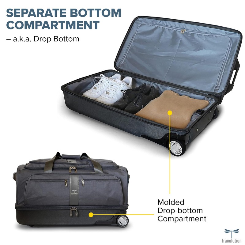 Travolution Dance Bag with Garment Rack, 28 Inch Rolling Duffel