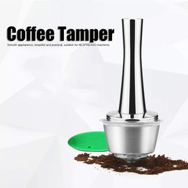 BuyWeek 41 mm Coffee Tamper, Stainless Steel Capsule Coffee Powder Hammer 41 mm Espresso Tamper Coffee Press Tool for Nespresso