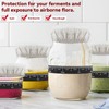 5PCS Sourdough Starter Jars Covers Cloth Covers for Sourdough Starter