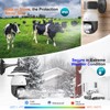 SYMYNELEC 5GHz/2.4GHz Light Bulb Security Camera Outdoor Waterproof 2.5K, Dual-Band