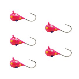 Juego de plantillas de pesca de hielo de tungsteno, señuelos de pesca con hielo, máxima sensible, con lágrimas de tungsteno, gancho para cabeza de panfish, crappie, leguera, perca, trucha, bluegill