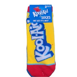 Kooliad Kool-Aid Oh Yeah Novelty 2 Pack Ankle Socks One Size Fits Most Food Fun Juice
