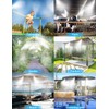 Lekit Misters for Outside Patio 27.5FT(8.4M)+8 Brass Mist Nozzles+a Brass