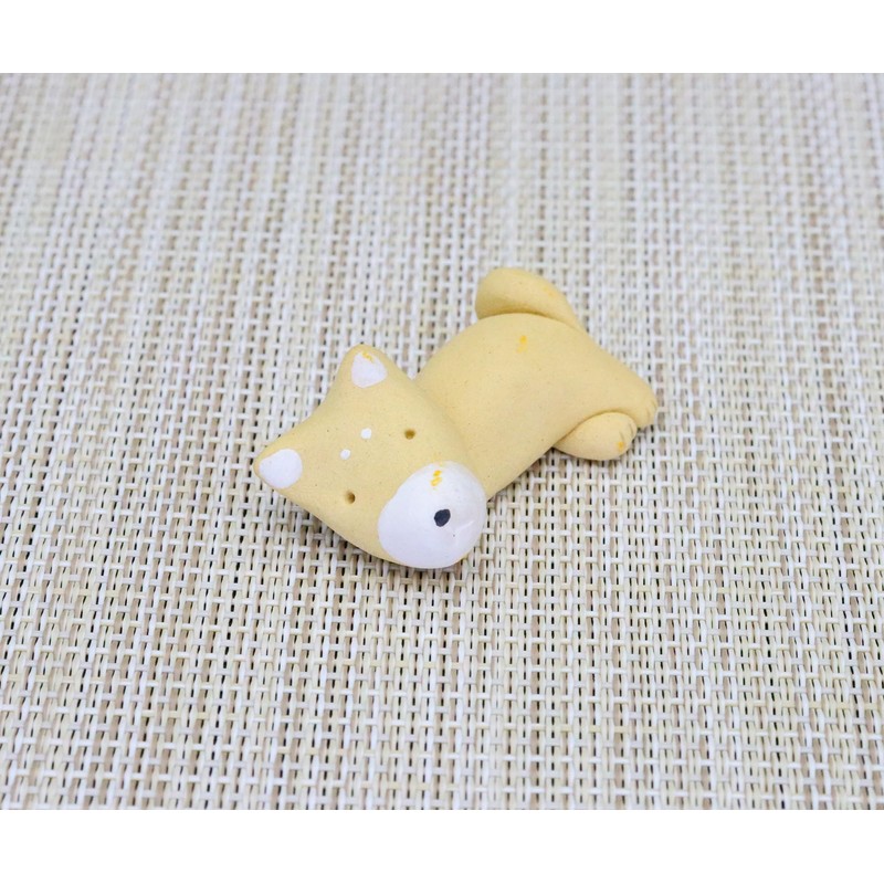 Craftmanhouse Ceramic Chopsticks Rest Shiba Inu Nenne
