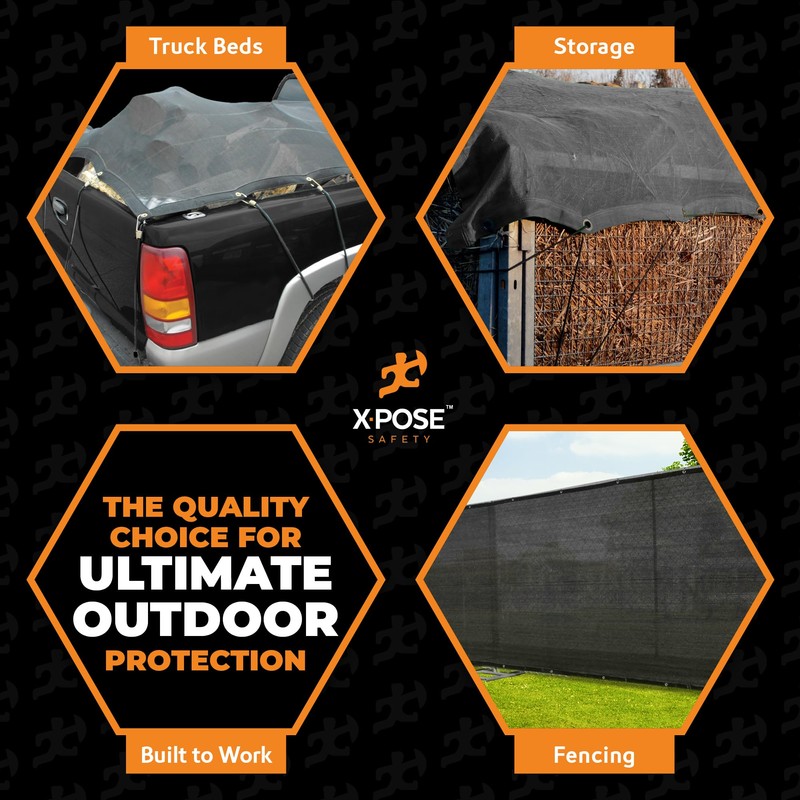 Xpose Safety Heavy Duty Mesh Tarp - 12' x 22'