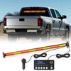 Nilight 144LED Traffic Advisor Strobe Light Bar with Controller Amber