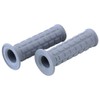Rubber Grip Set Handlebar Grips Grey 22/24 mm Handlebar Retro