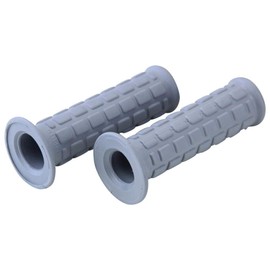 Rubber Grip Set Handlebar Grips Grey 22/24 mm Handlebar Retro Grip Rubbers for Hercules Puch Kreidler Zündapp Mokick Moped Moped