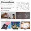 Transparent Stamp Rubber TPR Rectangle DIY Journal Rabbit Pattern Craft