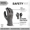 Durabull Latex Coated Work Gloves - Heavy Duty Protective Gloves