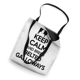 Keep Calm And Breed - Farmer Breeder Cow Belted Galloway Tote Bag