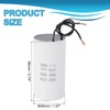 PATIKIL 50uF CBB60 Running Capacitor with 2 Wires, AC 450V