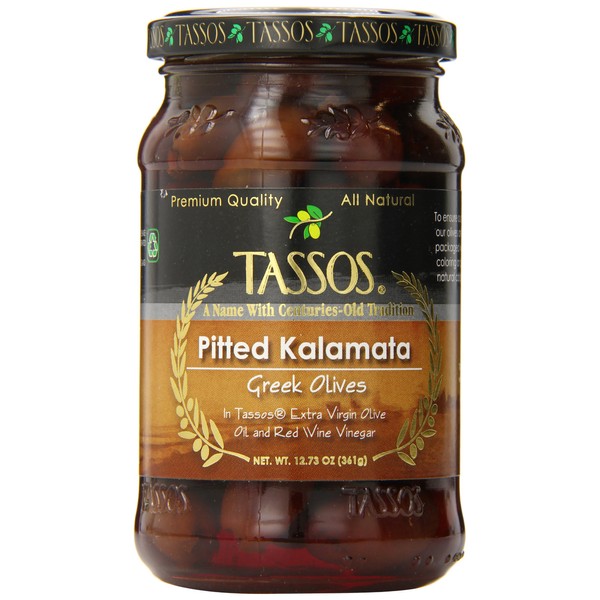 Tassos Pitted Kalamata Olive Oil Vinaigrette, 13.1 Ounce