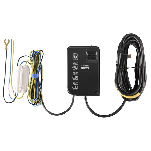 CARMATE DC204 Dash Cam Parking Surveillance Option DC3600R