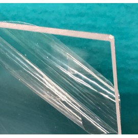 ACRYLIC CLEAR 1/8" 0.118 thick, 12" X 32"customers size & we make hole 1/8-1/4-1/2 Diameter