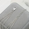 Yienate Multilayer World Map Pendant Necklace Chain Dainty Star Choker