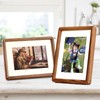 Small Photo Frame 3.5x5 inch, Made of Real Wood, mini