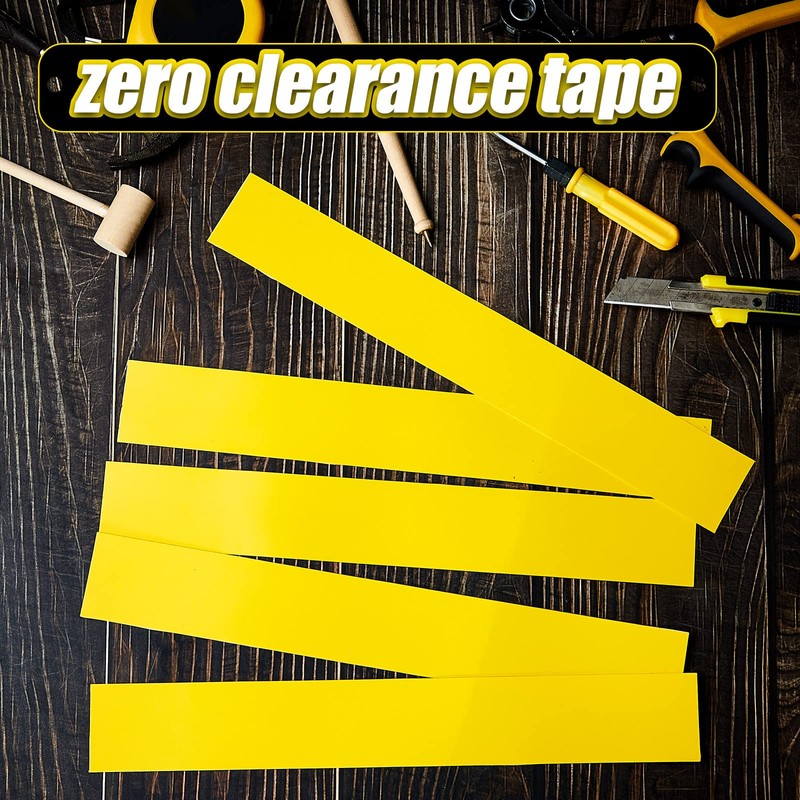 Jecery 20 Pcs Zero Clearance Tape Gap Woodworking Miter Saw