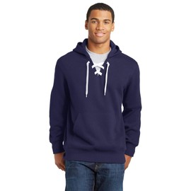 Sport-Tek Lace Up Pullover Hooded Sweatshirt M True Navy