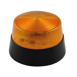 WARNING FLASHER, LED, 12V, 77MM, AMBER | VISUAL SIGNAL INDICATOR UNITS AUTOMATION SIGNALING, 1 X QTY - HAA40AN