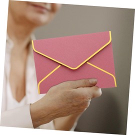 DOITOOL 2sets Retro Gold Foil Cards Envelopes for Invitations Elegant Wedding Envelopes for Engagement Bridal Shower Birthday Parties Pearlescent for Greeting Cards and Items 6pcs*2