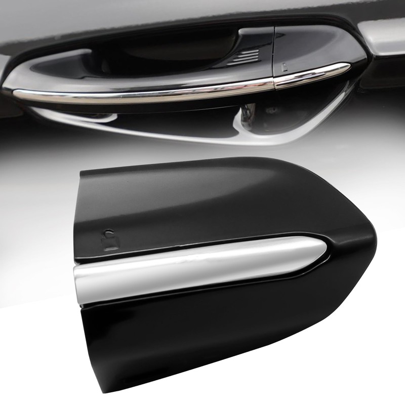 Shtuomoland Front Left Driver Exterior Door Handle Lock Bezel Cover