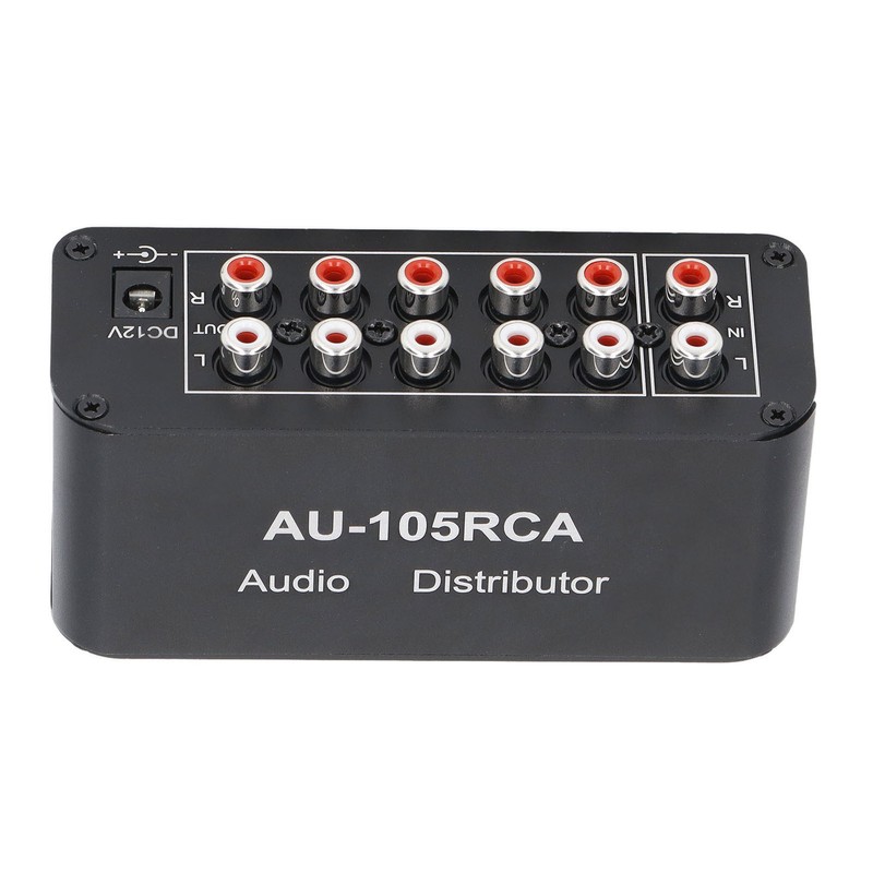 Bi Directional Audio Switcher High Fidelity 5 Way Audio Switch