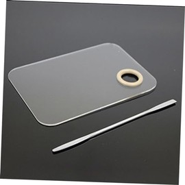 Palo Paleta Varilla Mezcla Maquillaje Barra Mezclar Base Herramienta Cosmética Espátula Acero Inoxidable Plata