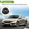 HOPESPANNER 5 Pcs M10 Car Flange Nuts Nylon Flat Hex