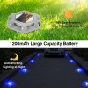 T-SUN 8Pcs Solar Deck Lights Deck Solar Dock LED Light