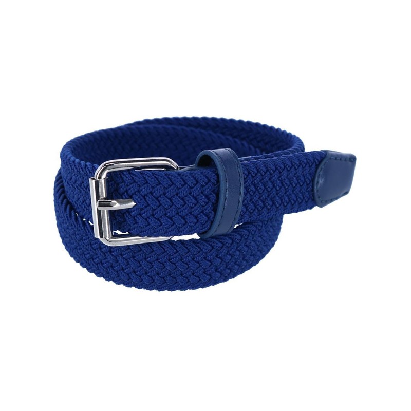 CTM Kids 'elástico trenzada Stretch Cinturón, Marino, Mediano