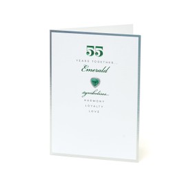 UK Greetings 55th Anniversary Card