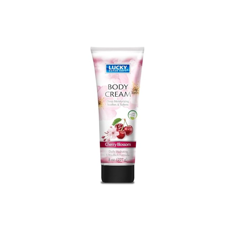 Lucky Super Soft Crema Corporal De Flor De Cerezo, Hidratación
