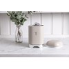 KitchenCraft Tea Storage Caddy with Lid, Latte Cream, 11.5 x