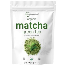 Organic Culinary Grade Matcha Green Tea Powder - 2 lb