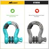 Nilight 2 Pack 3/4" D-Ring Shackle with 7/8" Screw Pin