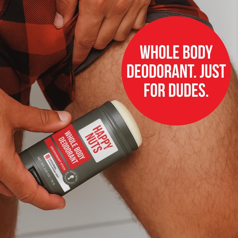 Happy Nuts Whole Body Deodorant for Men - Full Body
