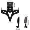 XIDAODIT Motorcycle Tidy Tail Fender Eliminator License Plate Bracket Holder