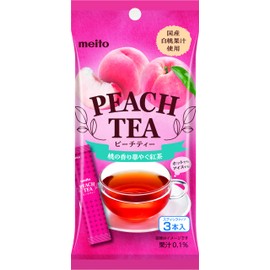 Meito Sangyo Peach Tea 3P x 10 Packs