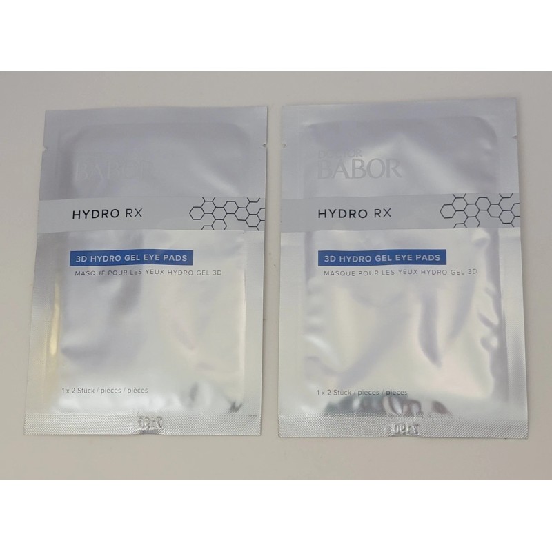 BABOR HYDRO RX 3D HYDRO GEL EYE PADS 2 pk