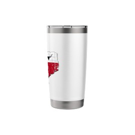 Distressed Texas State Flag Stainless Steel Insulated Tumbler