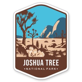 Joshua Tree National Park Vinyl Sticker - for Water Bottle Phone Car Tumbler Laptop - Waterproof - 4"