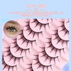Small Devil False Eyelashes, Set of 5, Compatible with Natural