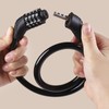 2 PACK Bike Locks Cable,Anti Theft Bicycle Lock Chain,4 Digit